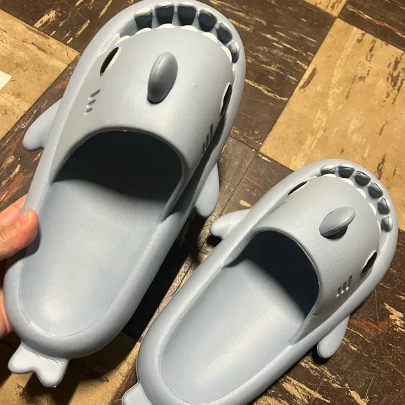 Cute Shark Slippers in Light Blue - Picture 4 of 7